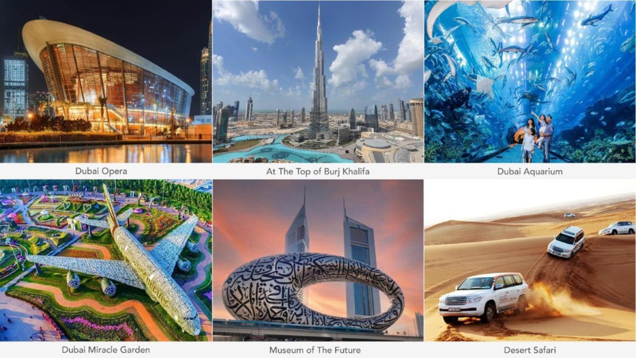 Maison Privee - Radiant Urban Retreat With Iconic Burj Khalifa Vws Dubai Esterno foto